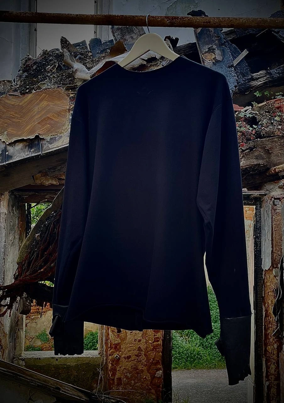 Leather long-sleeve «Never ending cycle»